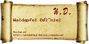 Waldapfel Dániel névjegykártya