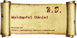 Waldapfel Dániel névjegykártya
